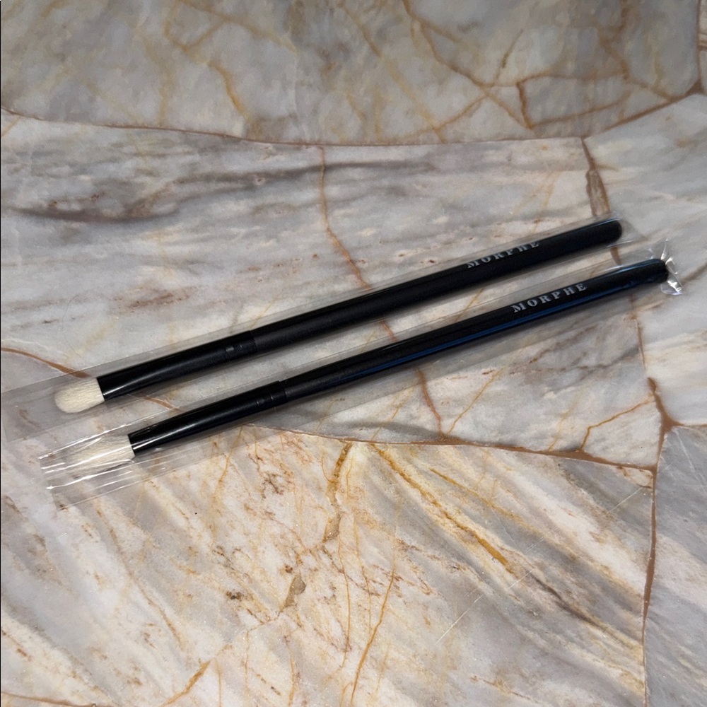 Morphe Dual‎ Black Makeup Brushes Set of 2